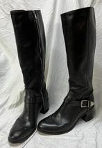 Laarzen met ritssluiting, zwart, maat 39, merk vera gomma, Kleding | Dames, Schoenen, Ophalen, Hoge laarzen, Zwart, Gedragen