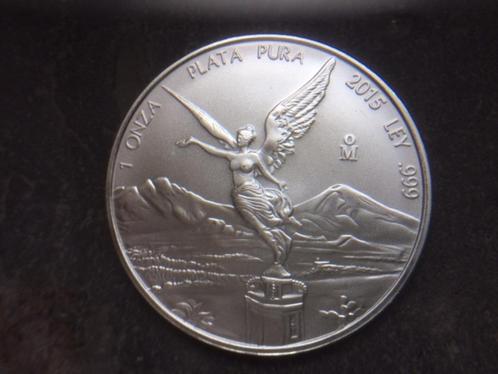 2015 Mexico - Libertad - 1 oz silver, Postzegels en Munten, Munten | Amerika, Losse munt, Zuid-Amerika, Zilver, Ophalen of Verzenden
