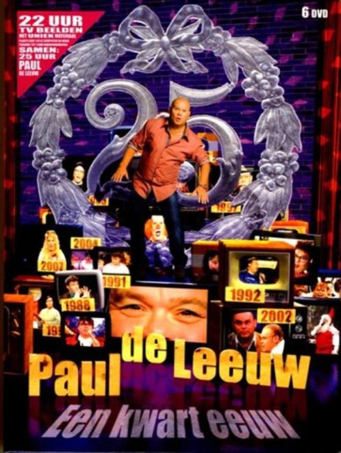 Paul De Leeuw Een Kwart Eeuw. 1983-2008....6 dvd-22 Uur., Cd's en Dvd's, Dvd's | Cabaret en Sketches, Zo goed als nieuw, Stand-up of Theatershow