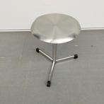 Maquet kruk vintage metalen krukje, Ophalen, Gebruikt, In hoogte verstelbaar, X