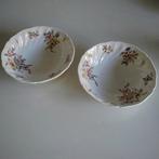 Royal doulton  2 schaaltjes "old leeds sprays", Ophalen of Verzenden, Porselein, Overige stijlen, Schaal of Schalen