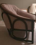 Rotan kuip stoel, Ophalen, Zo goed als nieuw, Bruin, Eén