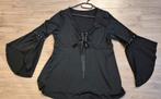Gotic stijl zwart tuniek met vleermuis mouw maat 50, Kleding | Dames, Grote Maten, Ophalen of Verzenden, Nieuw, Zwart, Blouse of Tuniek