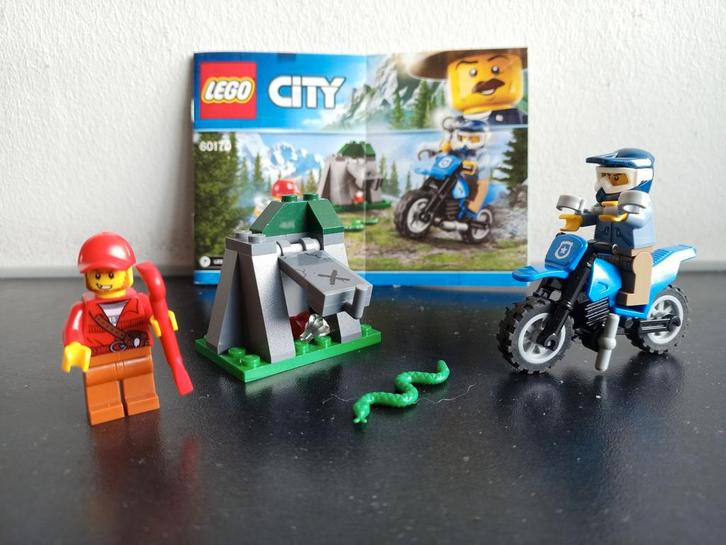 Lego City 60170 Off-road bergpolitie met motor, Kinderen en Baby's, Speelgoed | Duplo en Lego, Zo goed als nieuw, Lego, Complete set