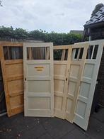 Bruynzeel paneeldeuren 5 stuks, Doe-het-zelf en Verbouw, Deuren en Horren, Ophalen, Gebruikt, Glas, Binnendeur