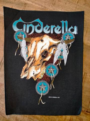 Cinderella 1988 vintage glamrock rock backpatch embleem RARE beschikbaar voor biedingen