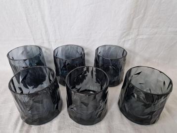 6 stuks Koziol Kunststof Whiskeyglazen Club No. 2. 25 cl  beschikbaar voor biedingen
