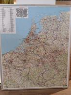 Landkaart van Benelux, Boeken, Ophalen of Verzenden, Zo goed als nieuw, 1800 tot 2000, Landkaart