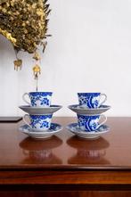 Antiek Chinees Porseleinen Kop en Schotel 4 Stuks, Antiek en Kunst, Antiek | Porselein, Ophalen of Verzenden