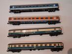 Set van 4 rijtuigen N-spoor, Gebruikt, Gelijkstroom, Fleischmann, Wagon
