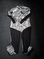 Zilverkleurig ruimtepak kostuum - Maat xl, Ophalen of Verzenden, Zo goed als nieuw, Carnaval, Kleding