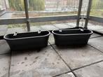 Elho 2 x Plantenbakken balkon, Ophalen, Kunststof, Minder dan 30 cm, Balkon