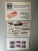 Blok kinderen postzegels met bijbehorende envelop 6, Ophalen of Verzenden, Na 1940, Postfris