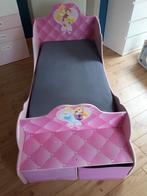 Peuterbed meisje roze met Disney prinsessen, Kinderen en Baby's, Kinderkamer | Bedden, 140 tot 160 cm, Gebruikt, 70 tot 85 cm
