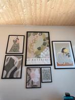 Desenio posters incusief lijsten, Ophalen, Zo goed als nieuw, Hout, 75 tot 100 cm