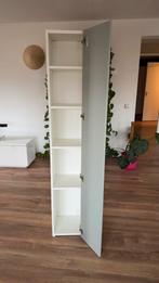 Badkamerkast wit met groene deur, Huis en Inrichting, Badkamer | Badkamermeubels, Ophalen, (Half)hoge kast, Minder dan 50 cm, Zo goed als nieuw