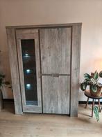 Vitrinekast te koop, 100 tot 150 cm, Ophalen of Verzenden, Zo goed als nieuw, 150 tot 200 cm