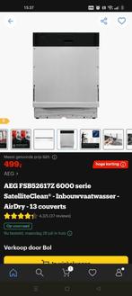 Vaatwasser vaatwasmachine AEG (fsb52617z) met air dry, Ophalen, Gebruikt, Minder dan 85 cm, Minder dan 10 liter
