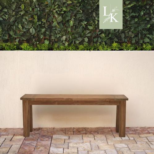 Landelijke klassieke tuinbank - Huddersfield teakhout, Tuin en Terras, Tuinbanken, Nieuw, Teakhout, Ophalen of Verzenden