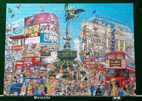 King puzzel, Piccalilly Circus, met The Beatles, Hobby en Vrije tijd, Denksport en Puzzels, Zo goed als nieuw, Legpuzzel, 500 t/m 1500 stukjes
