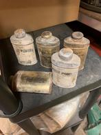 Wo2 Voetpoeder Blikken - Collectie van 5, Ophalen of Verzenden