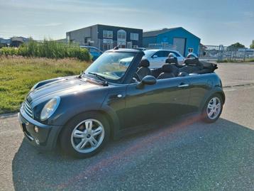 Mini 1.6 16V ONE Cabrio 2008 Zwart beschikbaar voor biedingen