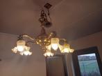 Antieke hanglamp, vijf kelken, Antiek en Kunst, Ophalen