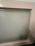 Houten deur met gestreept melkglas - 210x81,5cm, Ophalen, Gebruikt, 80 tot 100 cm, Binnendeur