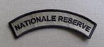 straatnaam / naambandje  -  Nationale Reserve  /  NATRES, Ophalen of Verzenden, Landmacht, Nederland, Embleem of Badge