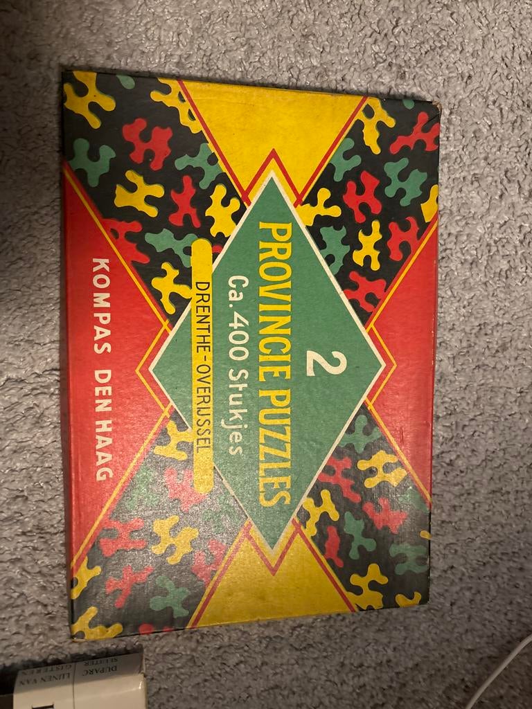 Provincie Puzzel - 400 Stukjes, Ophalen, Minder dan 500 stukjes, Zo goed als nieuw, Legpuzzel
