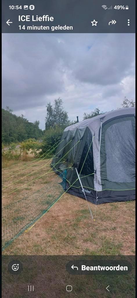 Outwell nightdale 8pa familie tunneltent (magneet systeem), Caravans en Kamperen, Tenten, Zo goed als nieuw, Ophalen of Verzenden