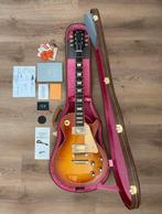 Gibson LP CS 1960 60th anniversary VOS V2 lemon orange fade, Solid body, Gibson, Zo goed als nieuw, Ophalen
