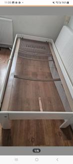 1persons auping bed 90x200, Gebruikt, 90 cm, Eenpersoons, Wit