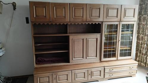 Grote wandkast in 6 delen (ook los), Huis en Inrichting, Kasten | Wandmeubels, Gebruikt, 150 tot 200 cm, 250 tot 300 cm, 25 tot 50 cm