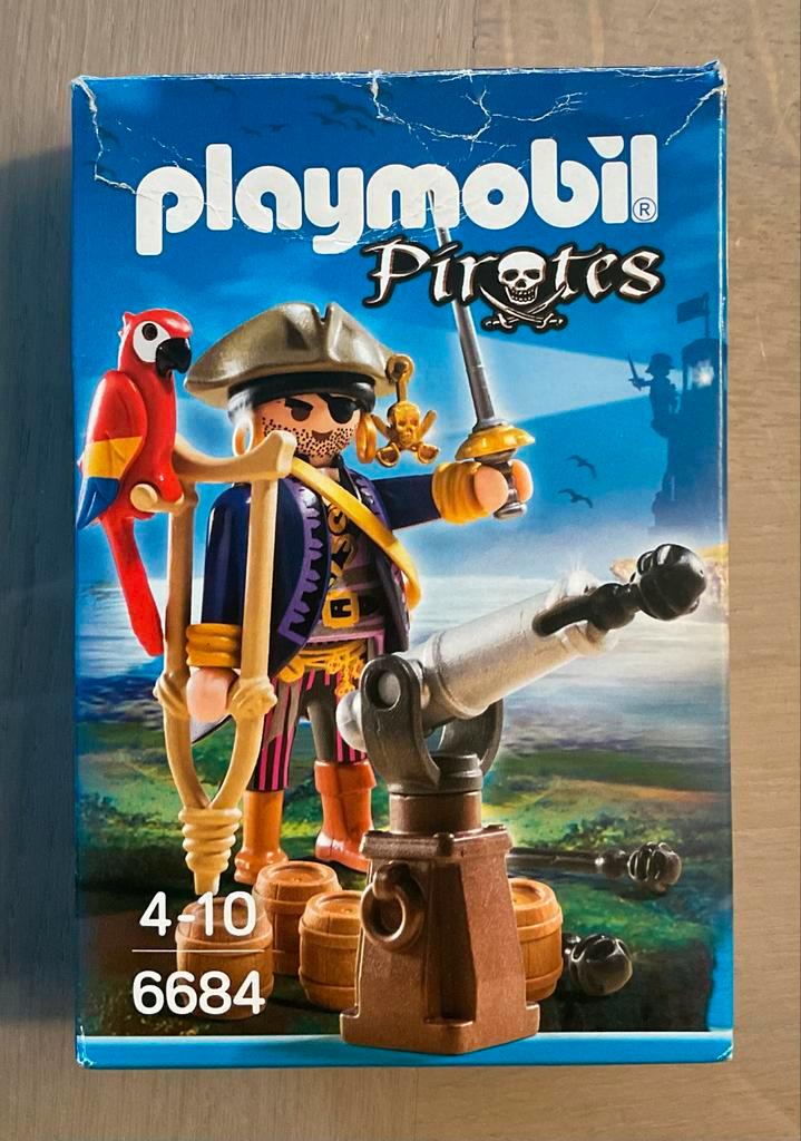 Playmobil Pirates 6684 Piratenkapitein Eénoog, Kinderen en Baby's, Speelgoed | Playmobil, Zo goed als nieuw, Complete set, Ophalen of Verzenden