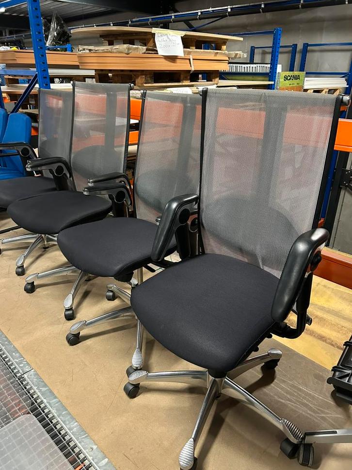 Bureaustoel Hag H09.  9x, Huis en Inrichting, Bureaustoelen, Zo goed als nieuw, Zwart, Ergonomisch, Ophalen