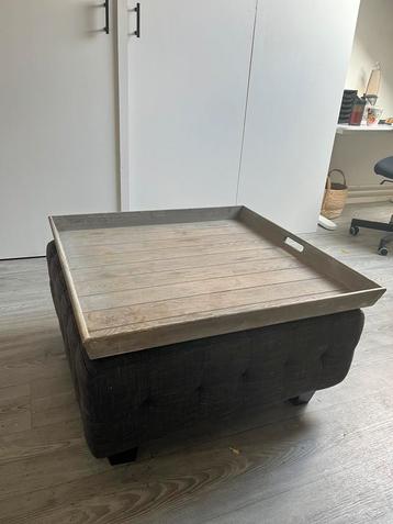 Multifunctionele Poef, Zitmeubel/Salontafel (incl. dienblad) beschikbaar voor biedingen