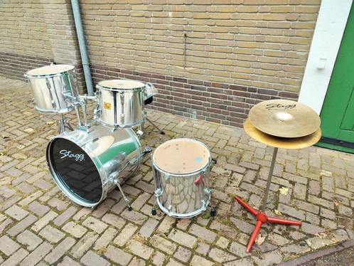 Te Koop, Stagg drumstel, Muziek en Instrumenten, Drumstellen en Slagwerk, Gebruikt, Overige merken, Ophalen