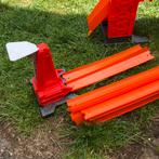 Hot Wheels - Track Builder Stuntbrug Set - Racebaan, Ophalen of Verzenden, Zo goed als nieuw