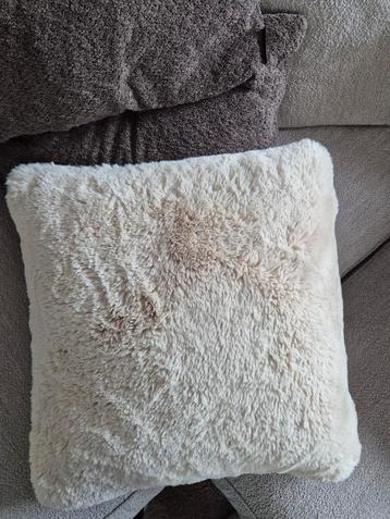 Luxe Beige/Crème Kussens - Groot Formaat beschikbaar voor biedingen