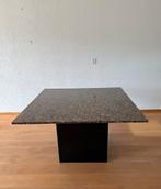 Stijlvolle eettafel met natuurstenen blad 125x125 cm, Ophalen, Overige materialen, Gebruikt, Vierkant
