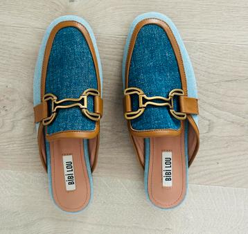 Bibi Lou Blue Denim Loafers Blue Women's, 37, new beschikbaar voor biedingen