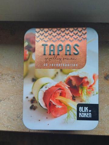 Tapas 40 receptkaarten beschikbaar voor biedingen