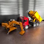 Bruder Liebherr Graafmachine & MAN Bakwagen, Ophalen, Gebruikt