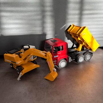 Bruder Liebherr Graafmachine & MAN Bakwagen beschikbaar voor biedingen