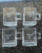 4x NIEUWE Douwe Egberts senseo vierkante koffie kopjes., Huis en Inrichting, Keuken | Servies, Glas of Glazen, Nieuw, Ophalen of Verzenden