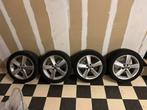 Winterbanden met velgen VW Polo. 215 45 16 H, Ophalen, 15 inch, Banden en Velgen, 185 mm