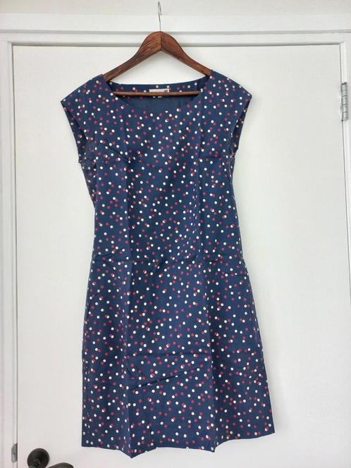 Jurkje Jackpot mt 36 met stippen, Kleding | Dames, Jurken, Zo goed als nieuw, Maat 36 (S), Blauw, Boven de knie, Ophalen of Verzenden
