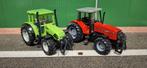 Tim Toys Massey Ferguson en Deutz, Hobby en Vrije tijd, Modelauto's | 1:32, Ophalen of Verzenden, Zo goed als nieuw, Tractor of Landbouw