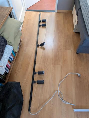 Lamp spots zwart 227cm beschikbaar voor biedingen